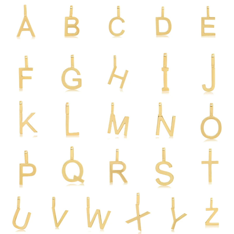 Gold Initial Pendant
