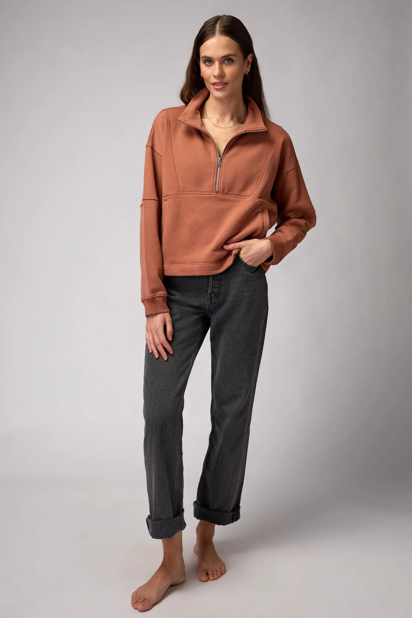 Shay | Half Zip Sweater