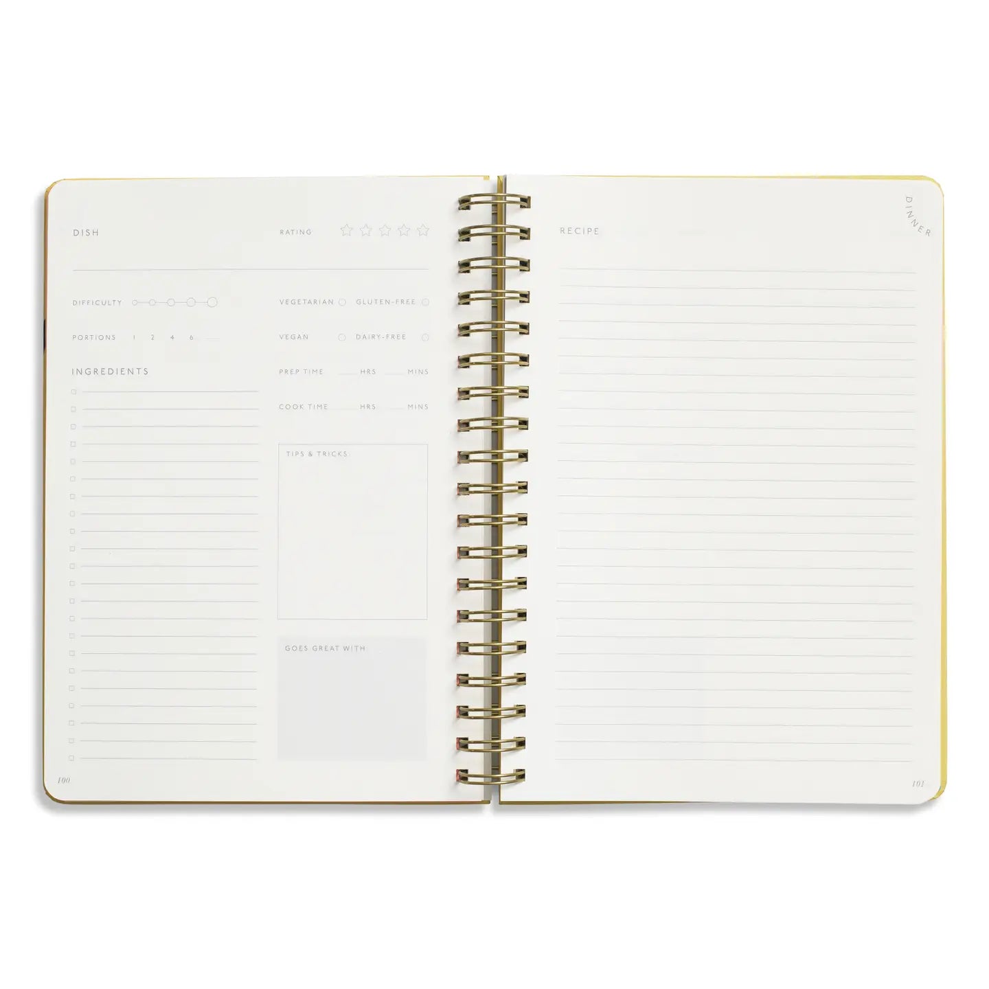 Guided Recipe Journal | Hardcover