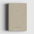 Natural Linen & Dark Brown Foil Notebook