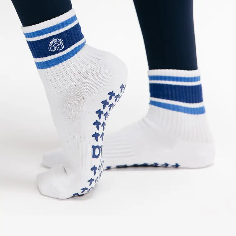 Striped Crew Grip Socks
