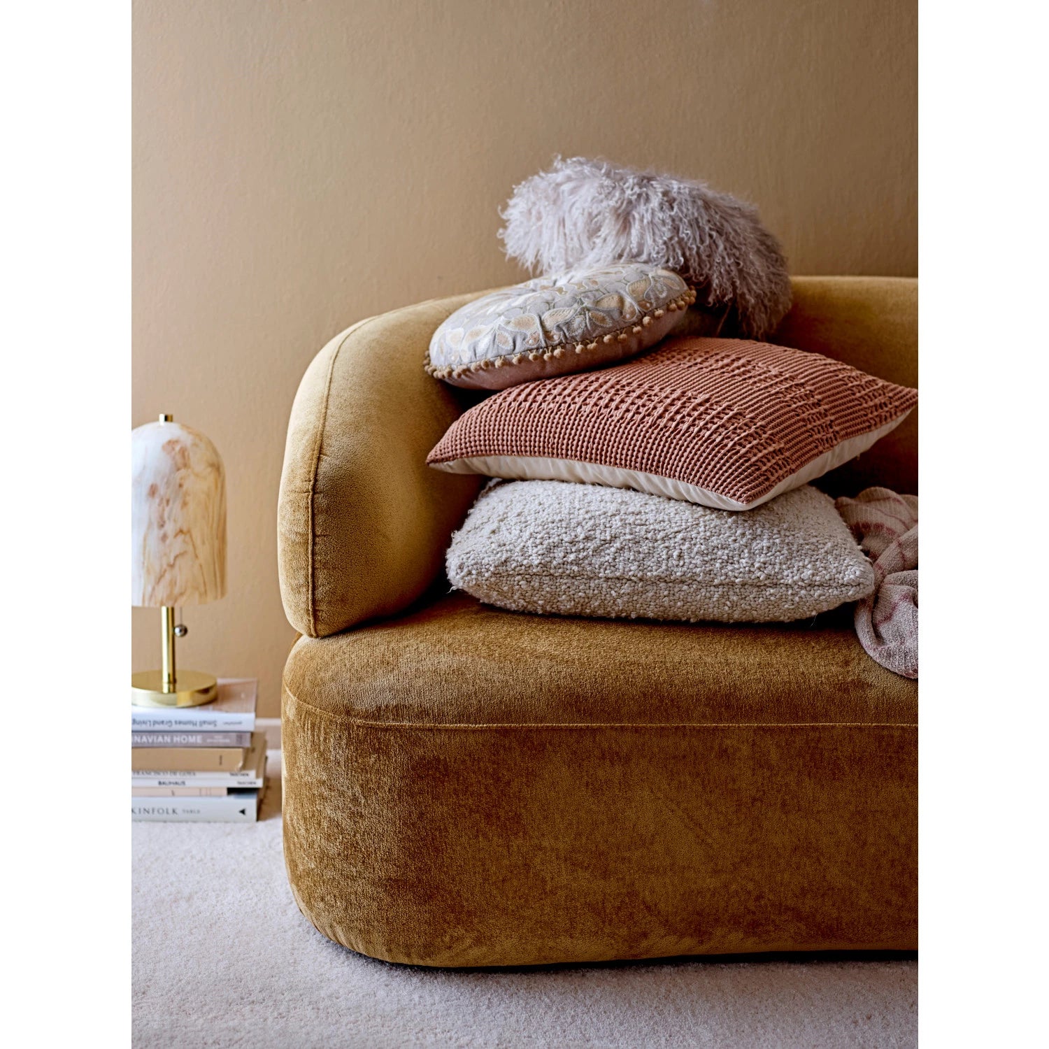 Woven Cotton Bouclé Pillow