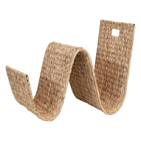 Handwoven Water Hyacinth Magazine Holder