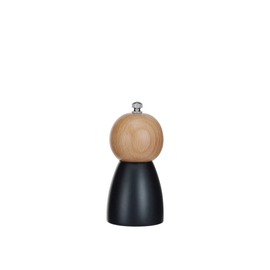 Two-Tone Rubberwood Salt|Pepper Mill