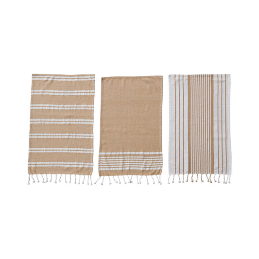 Woven Cotton Kitchen Towels