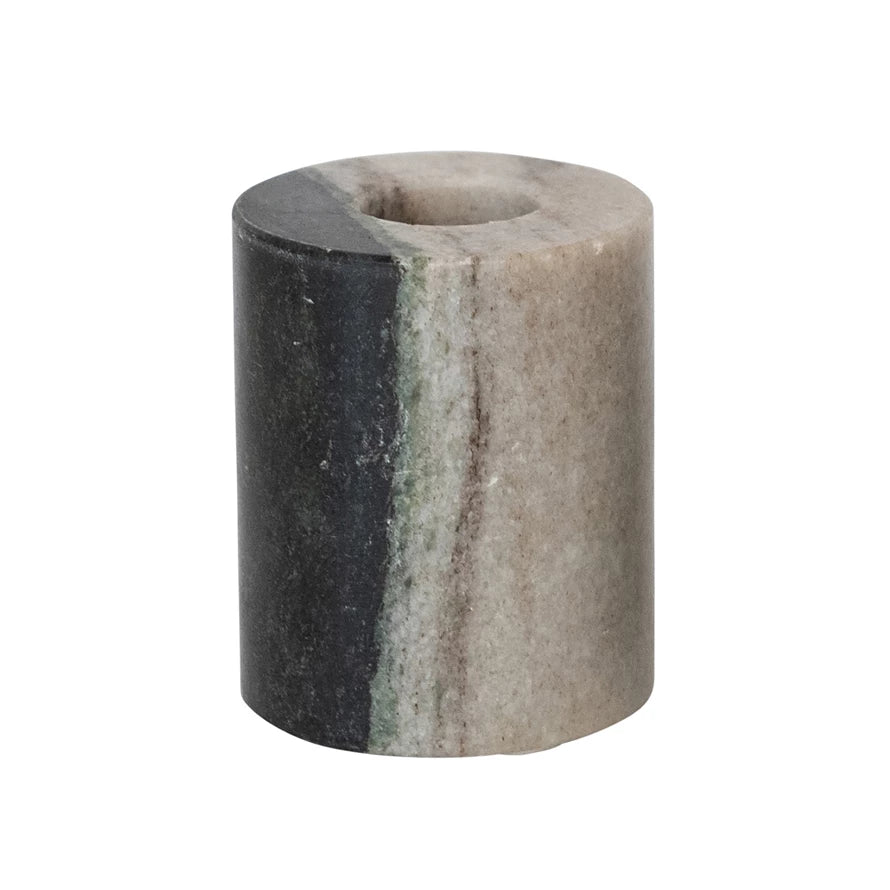 Marble Taper Candle Holder