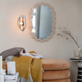 Scalloped Wall Mirror