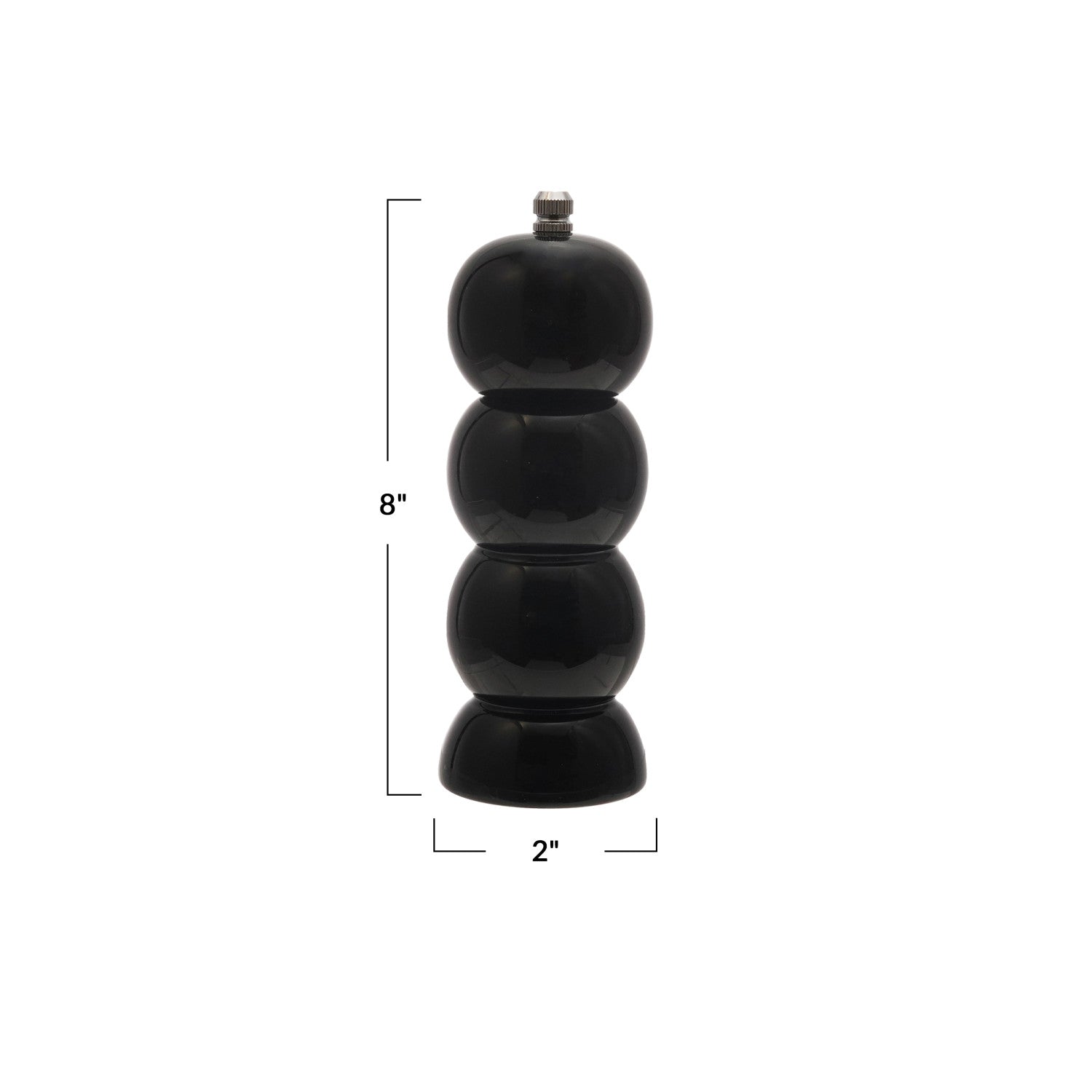 Rubberwood Salt + Pepper Mill