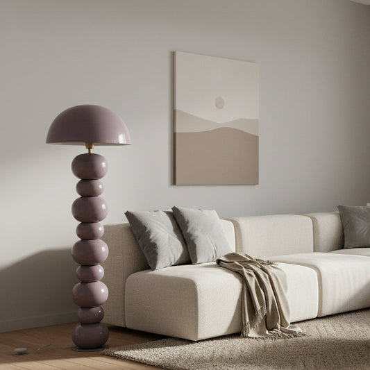 Metal Stacked Ball Floor Lamp