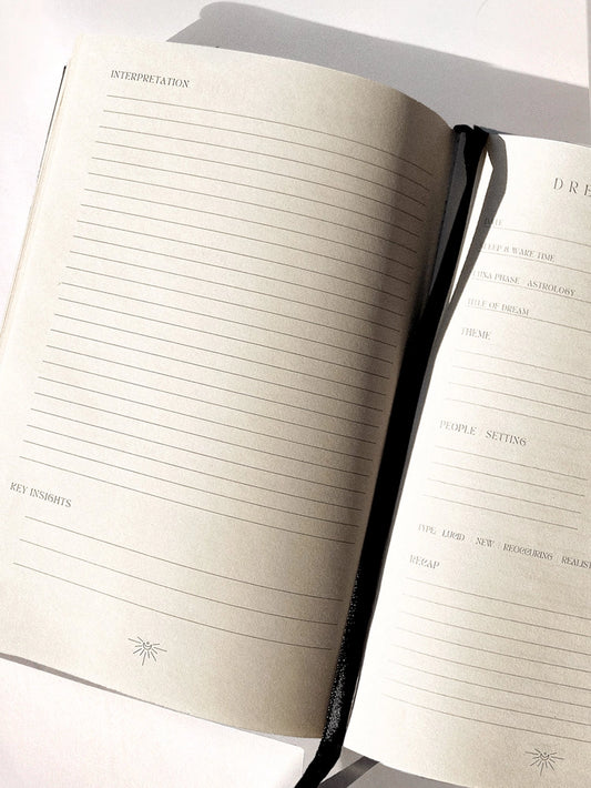 ☾ Sacred Dreams Journal | Vegan Leather