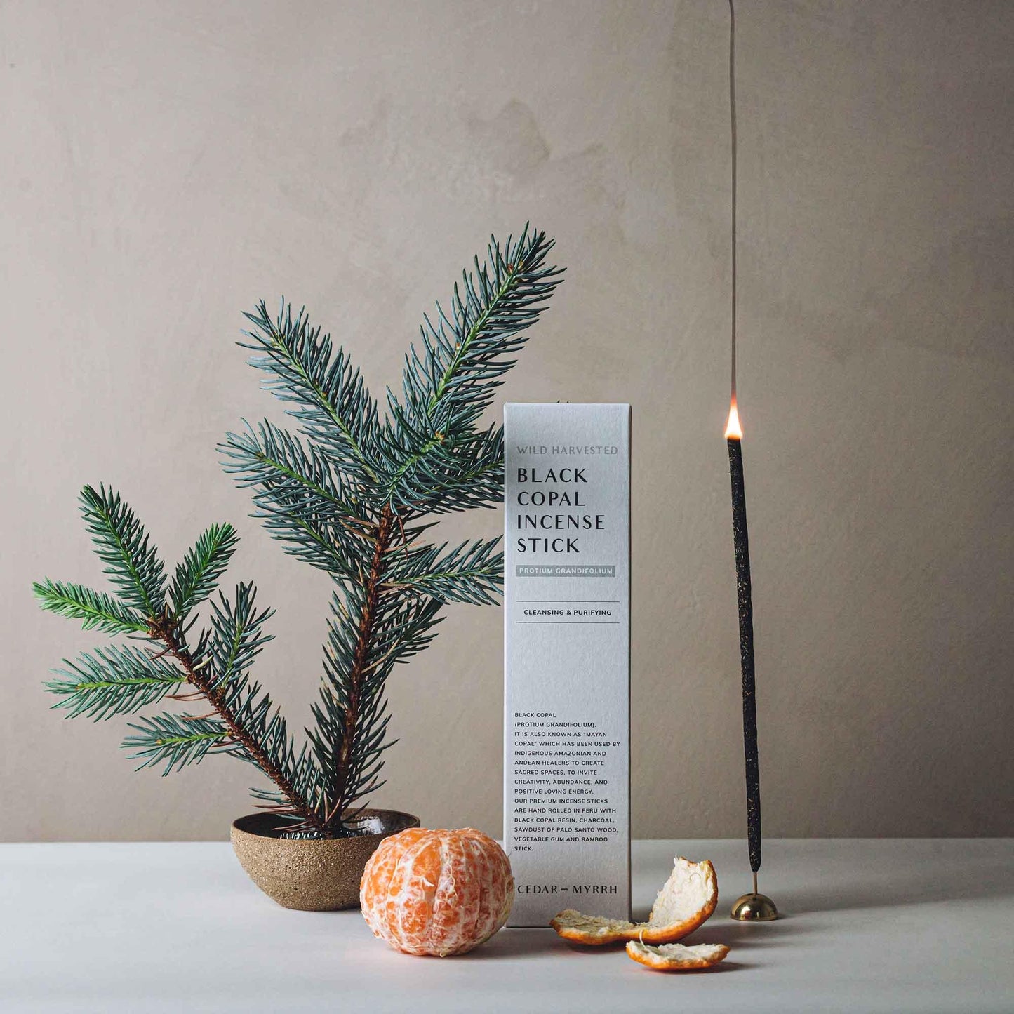 Black Copal Incense | Hand Rolled From Peru