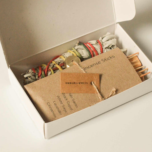 Sacred Burning Ritual Kit | Incense, Palo Santo & Sage