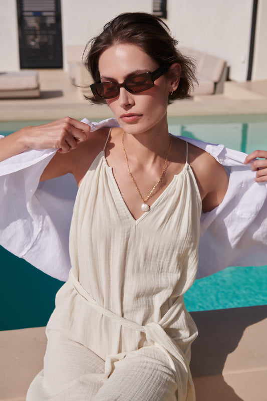 Carrillo | Cotton Gauze Dress