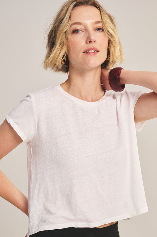 Casey | Linen Knit Tee