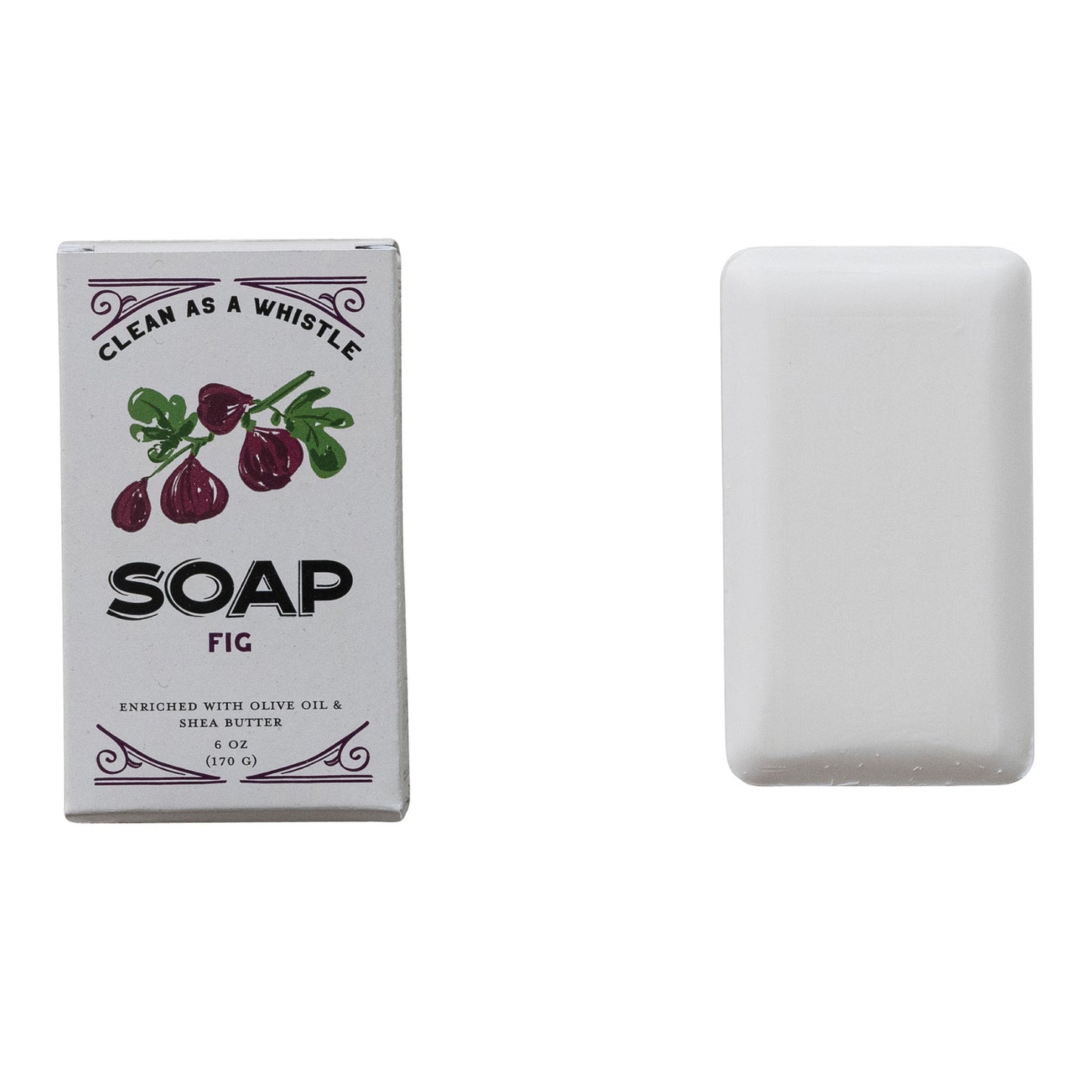Olive Oil + Shea Butter Soap Bar | Fig
