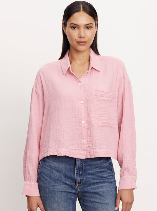 Lana | Cotton Gauze Button up