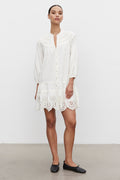 Barb | Cotton Eyelet Dress