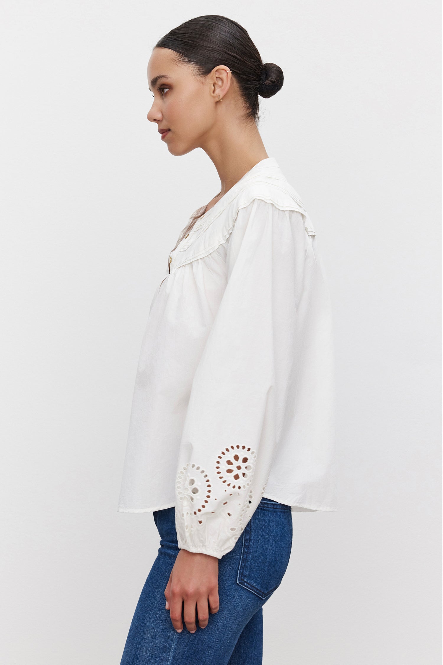 Carden | Cotton Eyelet Top