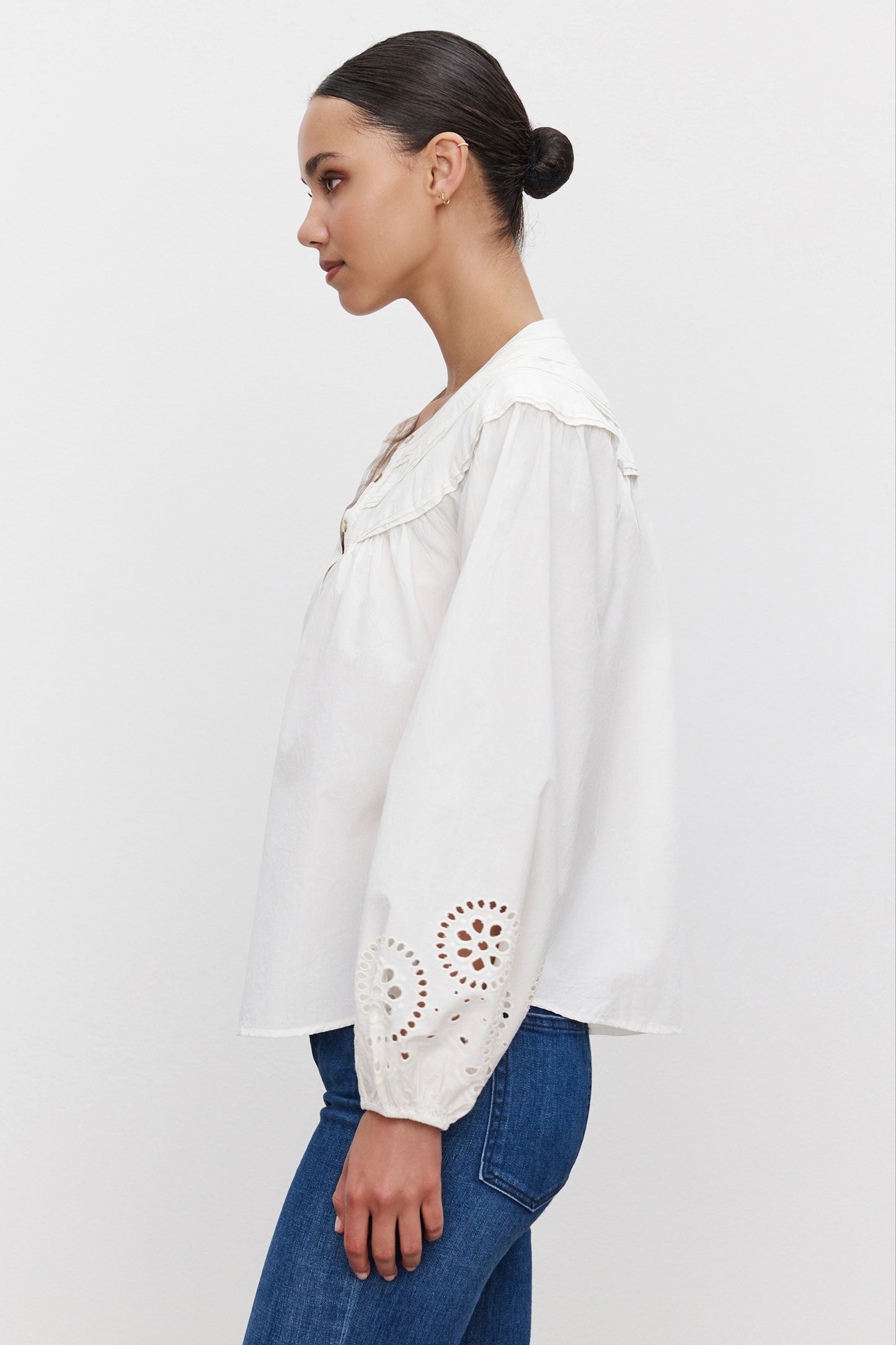 Carden | Cotton Eyelet Top