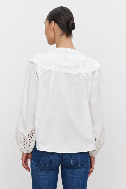 Carden | Cotton Eyelet Top