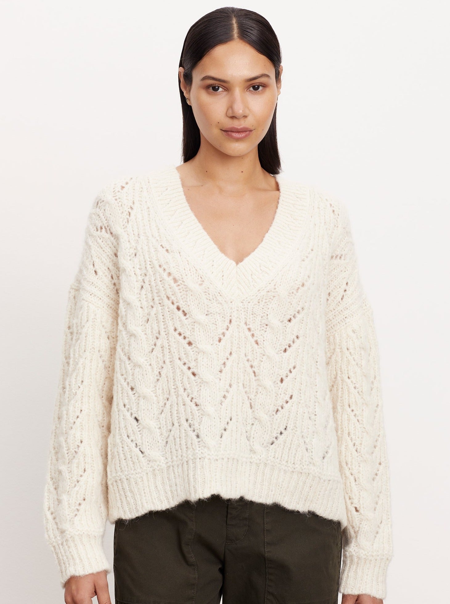 Sade | Cable Knit Sweater