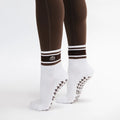 Striped Crew Grip Socks