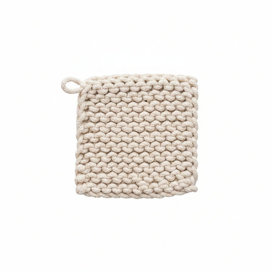 Cotton Crocheted Pot Holder