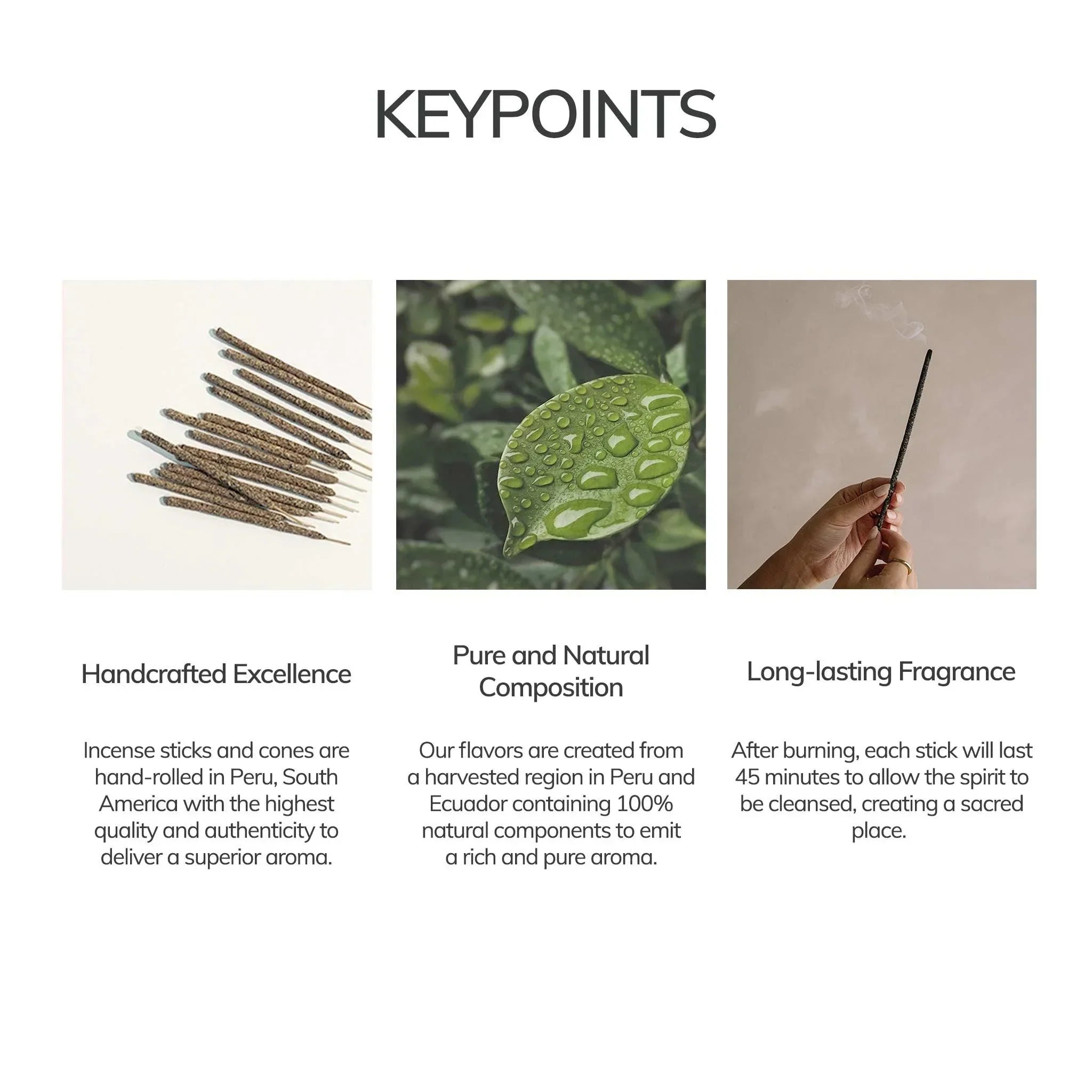 Black Copal Incense | Hand Rolled From Peru