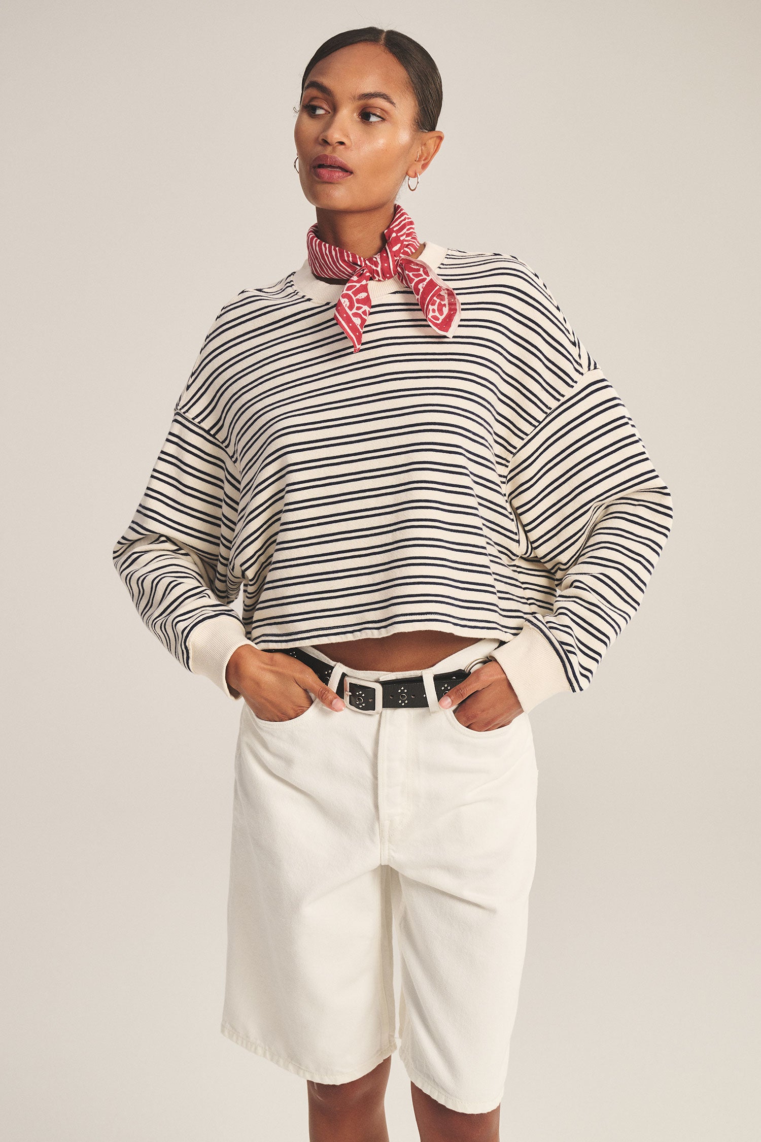 Isabelle | Vintage Stripe Terry Top