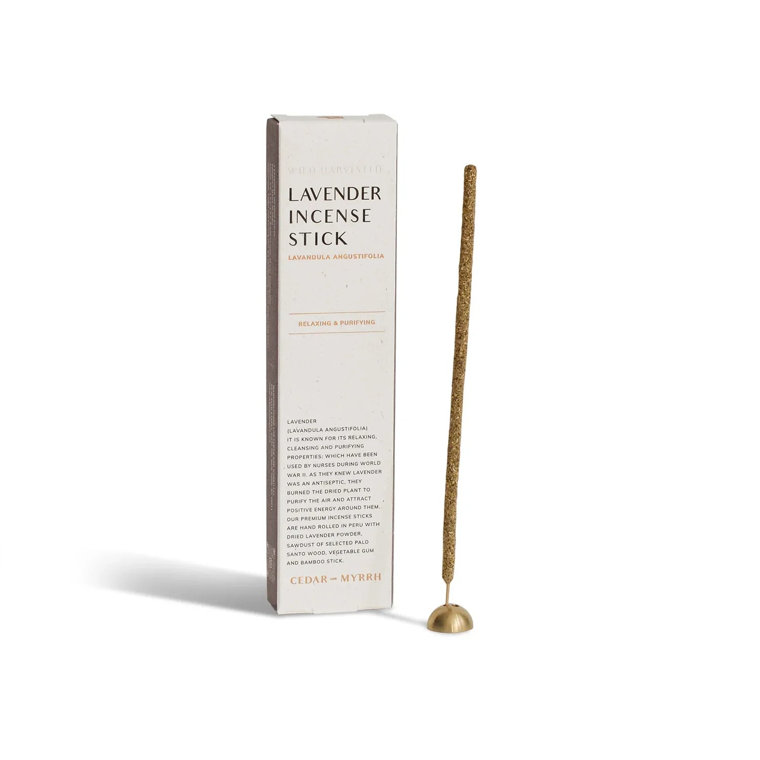 Lavender Incense | Hand Rolled from Peru