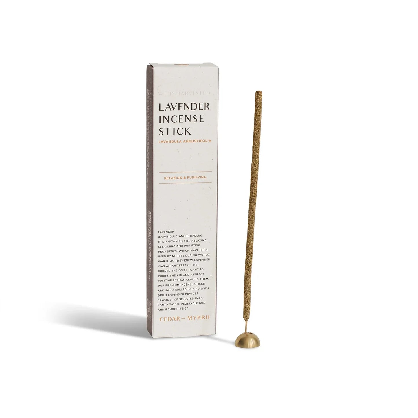 Lavender Incense | Hand Rolled from Peru
