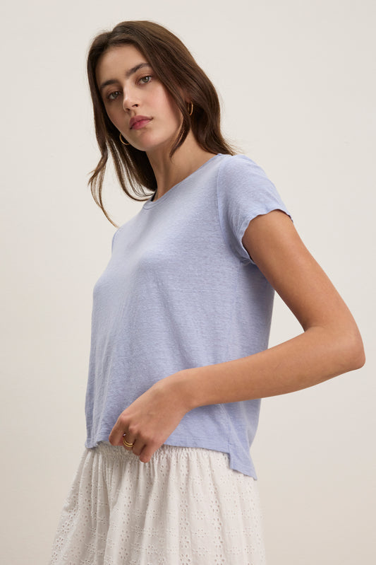 Casey | Linen Knit Tee