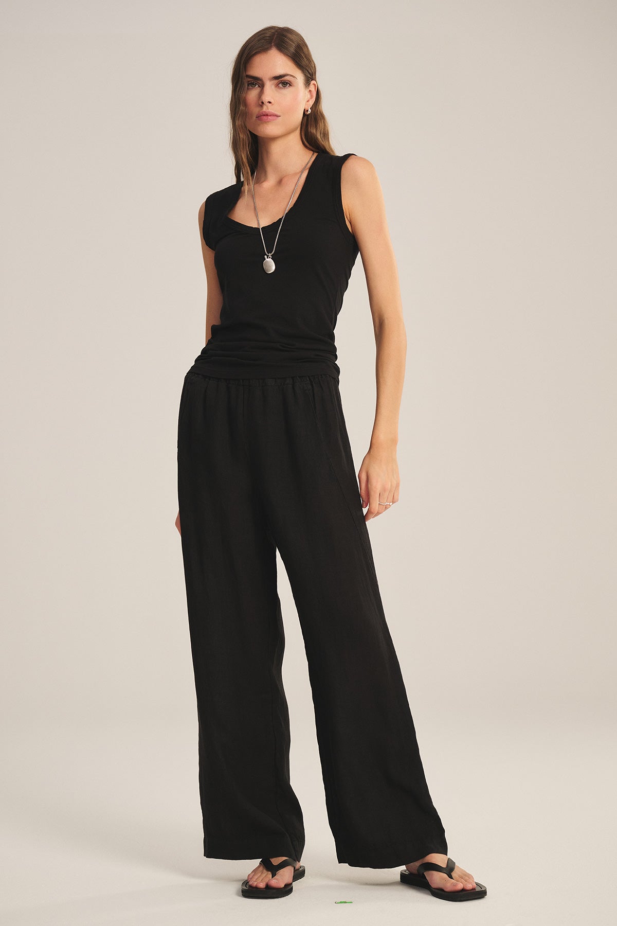 Lola | Woven Linen Pant