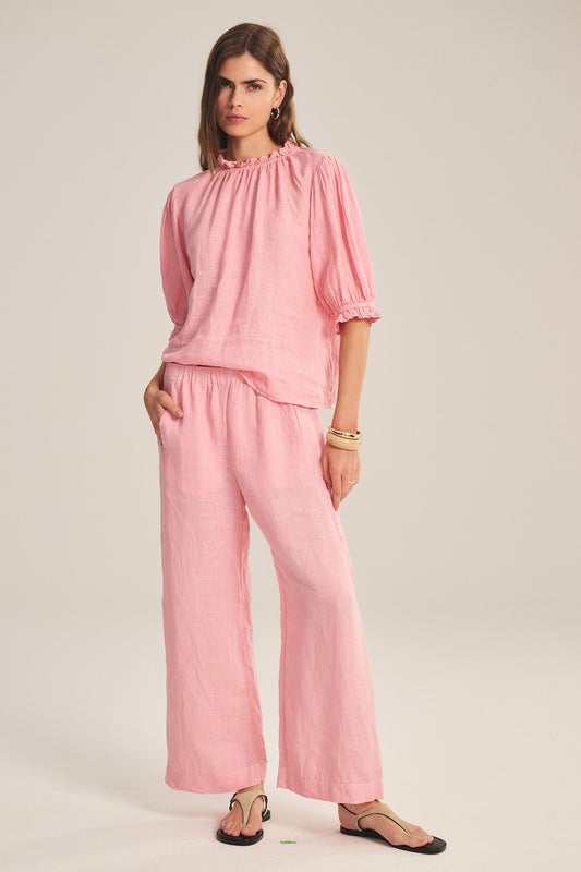 Lola | Woven Linen Pant
