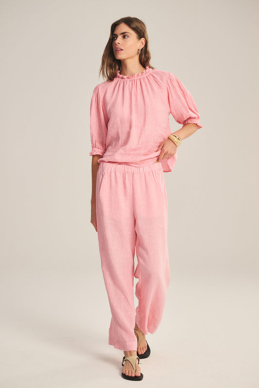 Lola | Woven Linen Pant