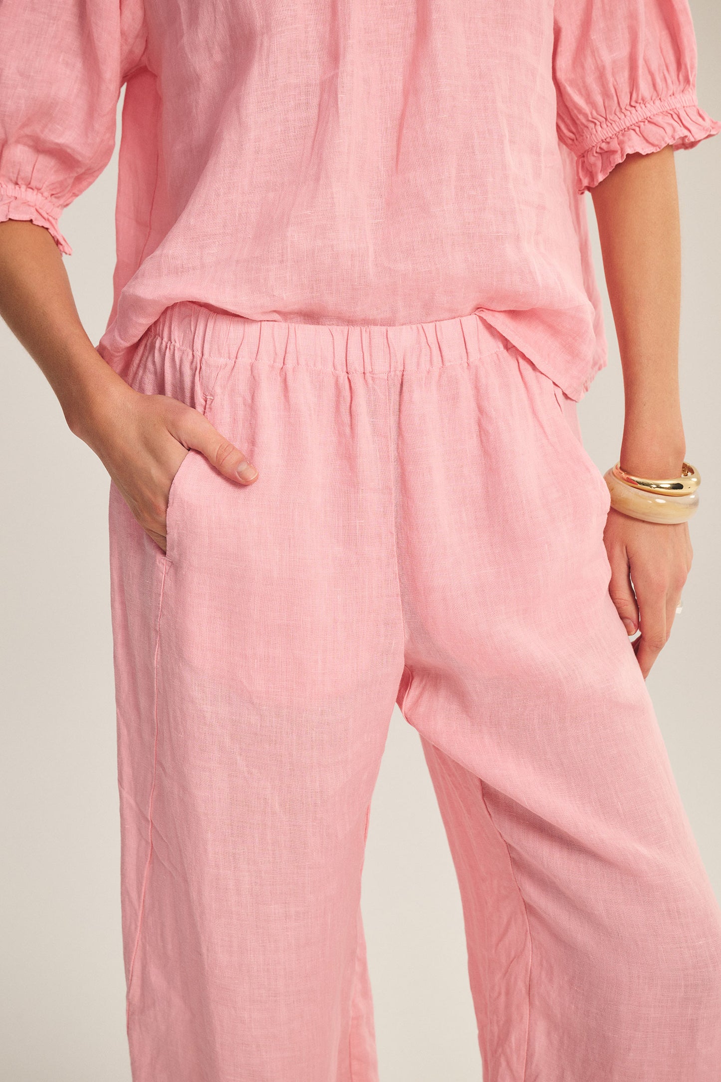 Lola | Woven Linen Pant