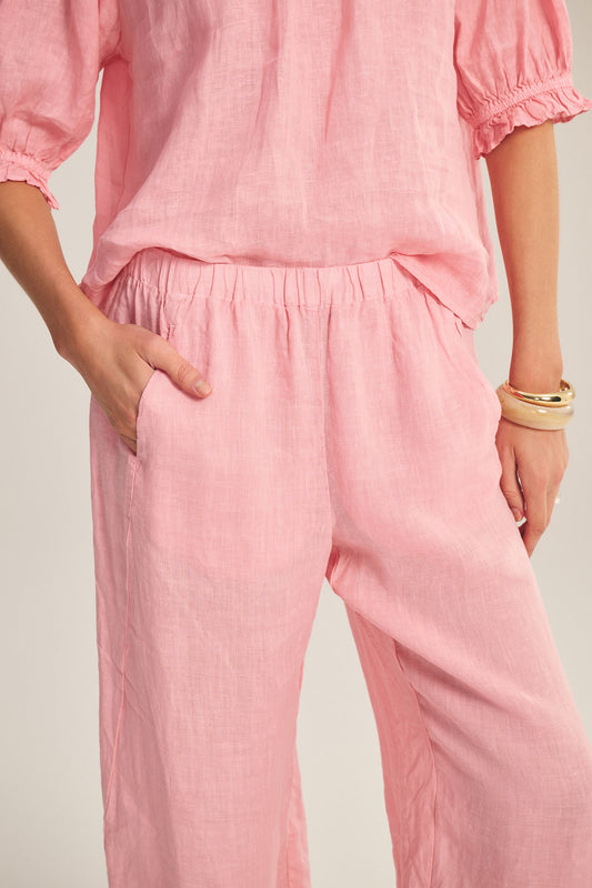 Lola | Woven Linen Pant