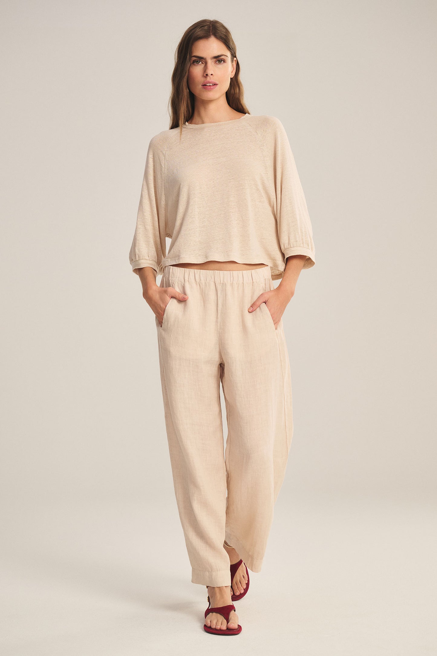 Lola | Woven Linen Pant
