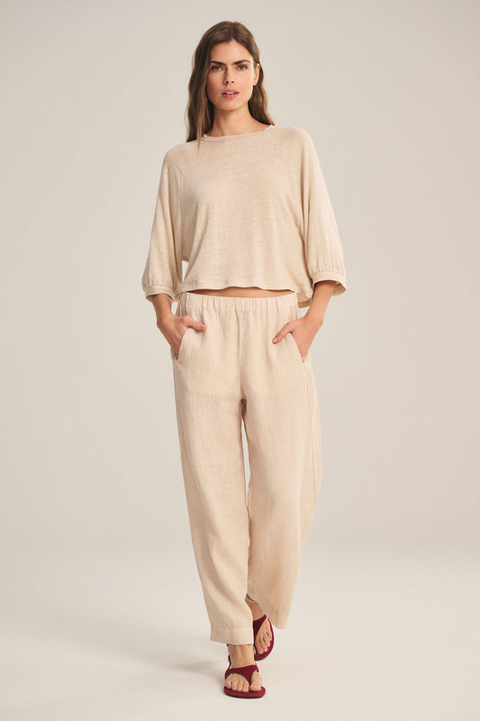 Lola | Woven Linen Pant