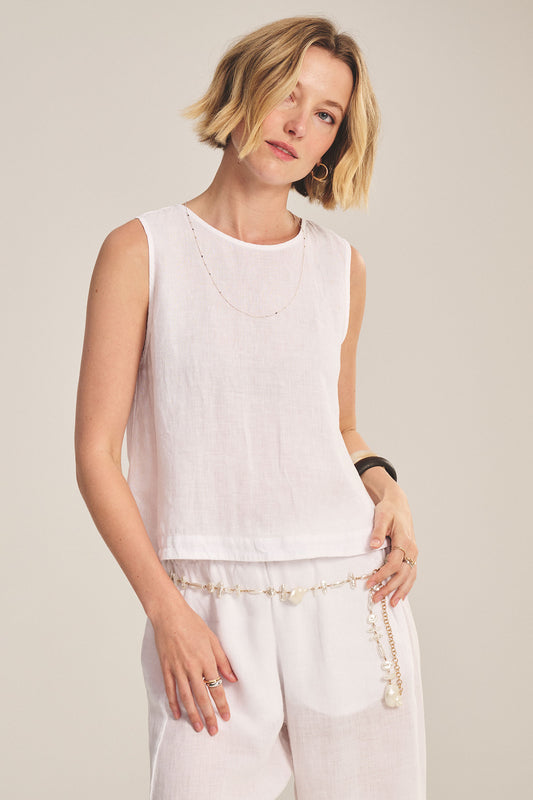 Maxine | Linen Tank