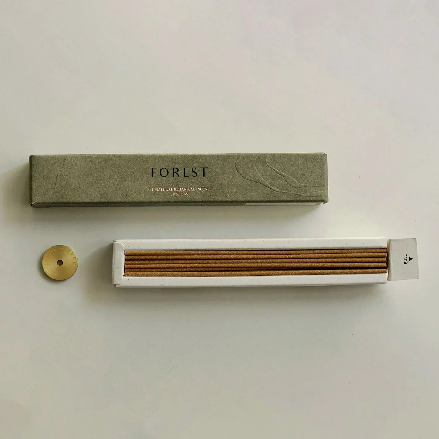 Palo Santo Incense Stick Set with Brass Holder