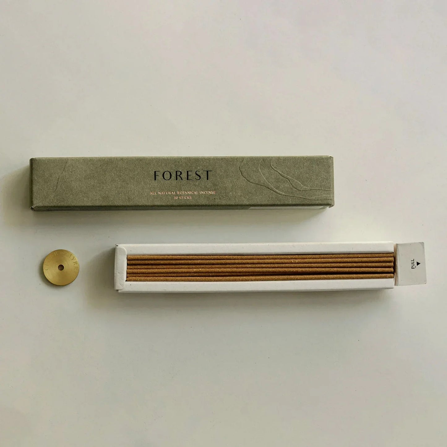 Palo Santo Incense Stick Set with Brass Holder