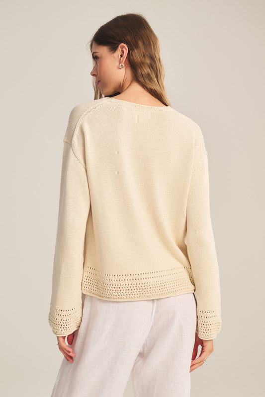 Rosalyn | Pima Cotton Sweater