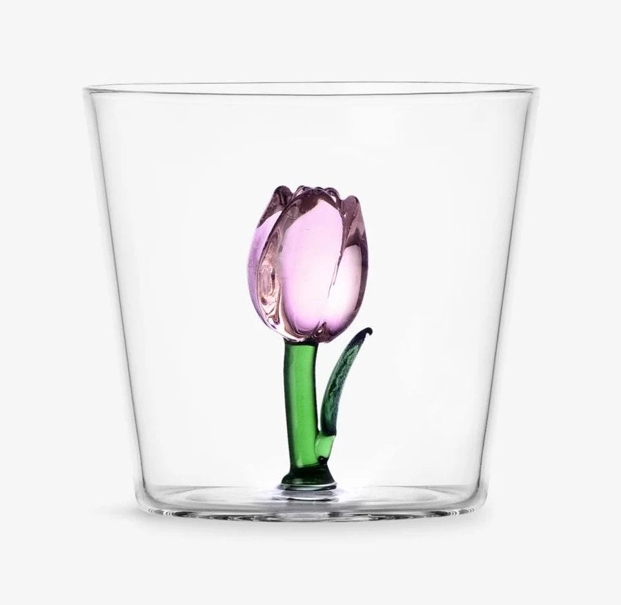 Botanica | Pink Tulip Tumbler