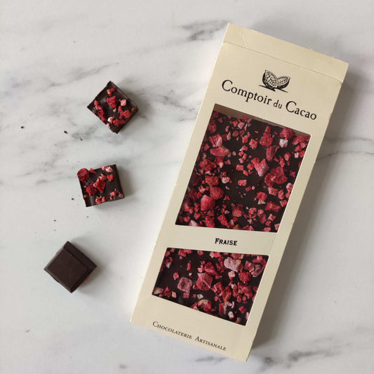 Fraise | Gourmet Chocolate Bar