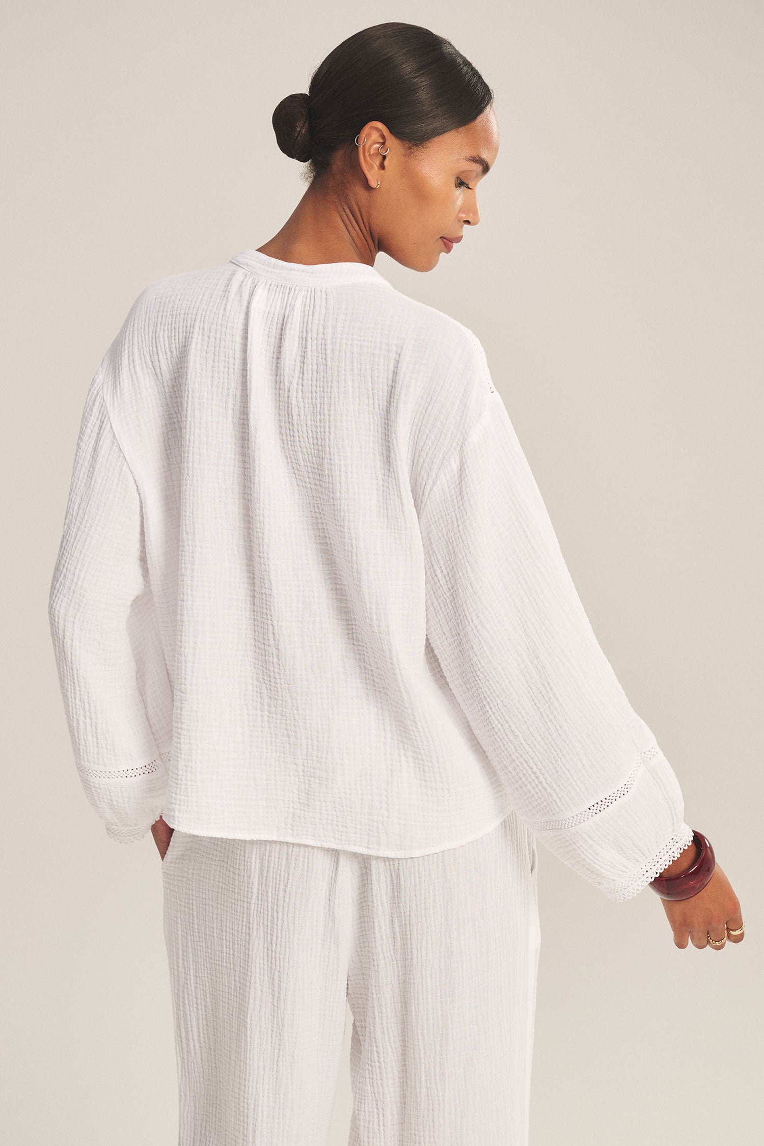 Taria | Cotton Gauze Top