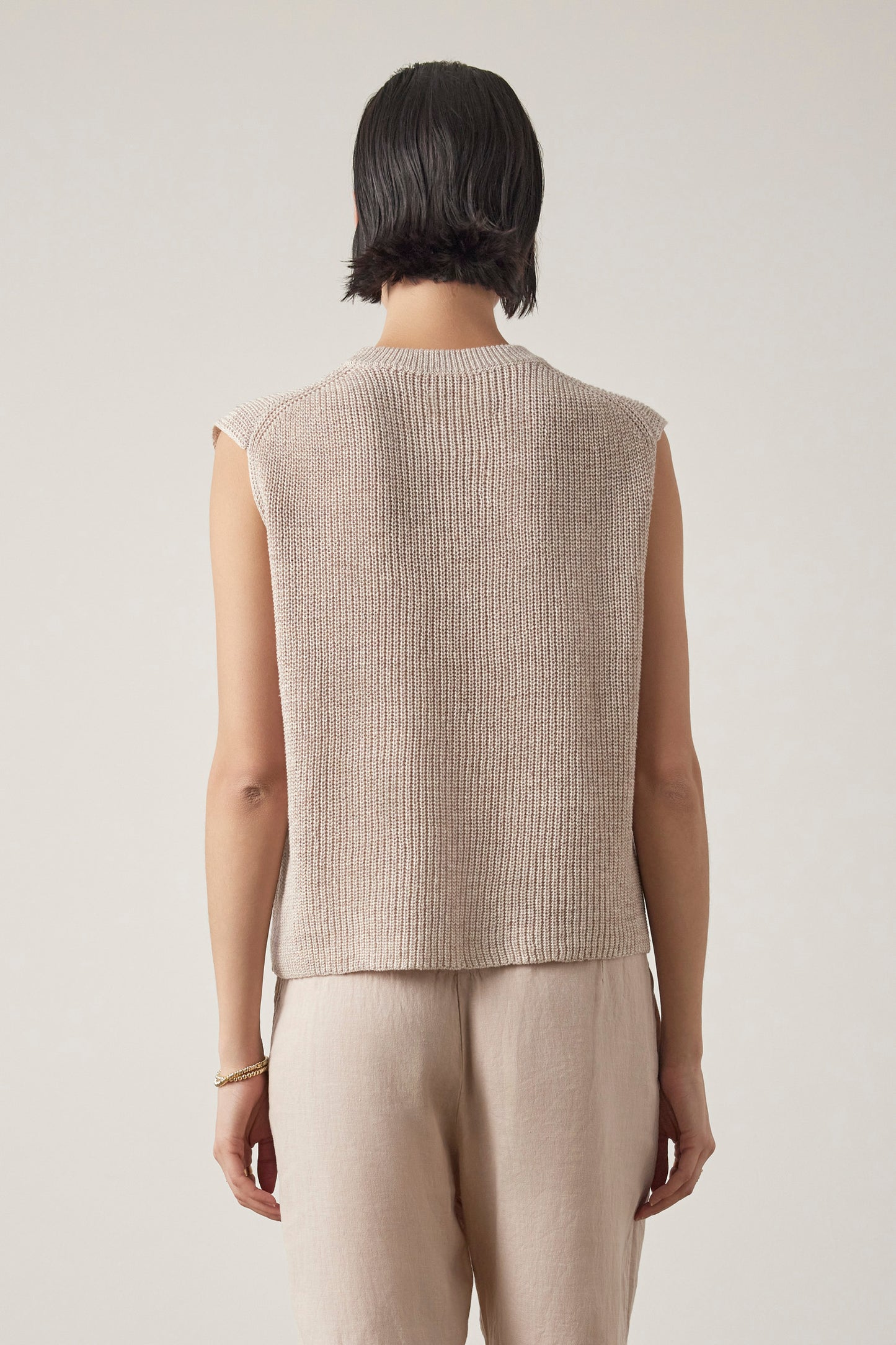 Gardena | Textured Linen Top