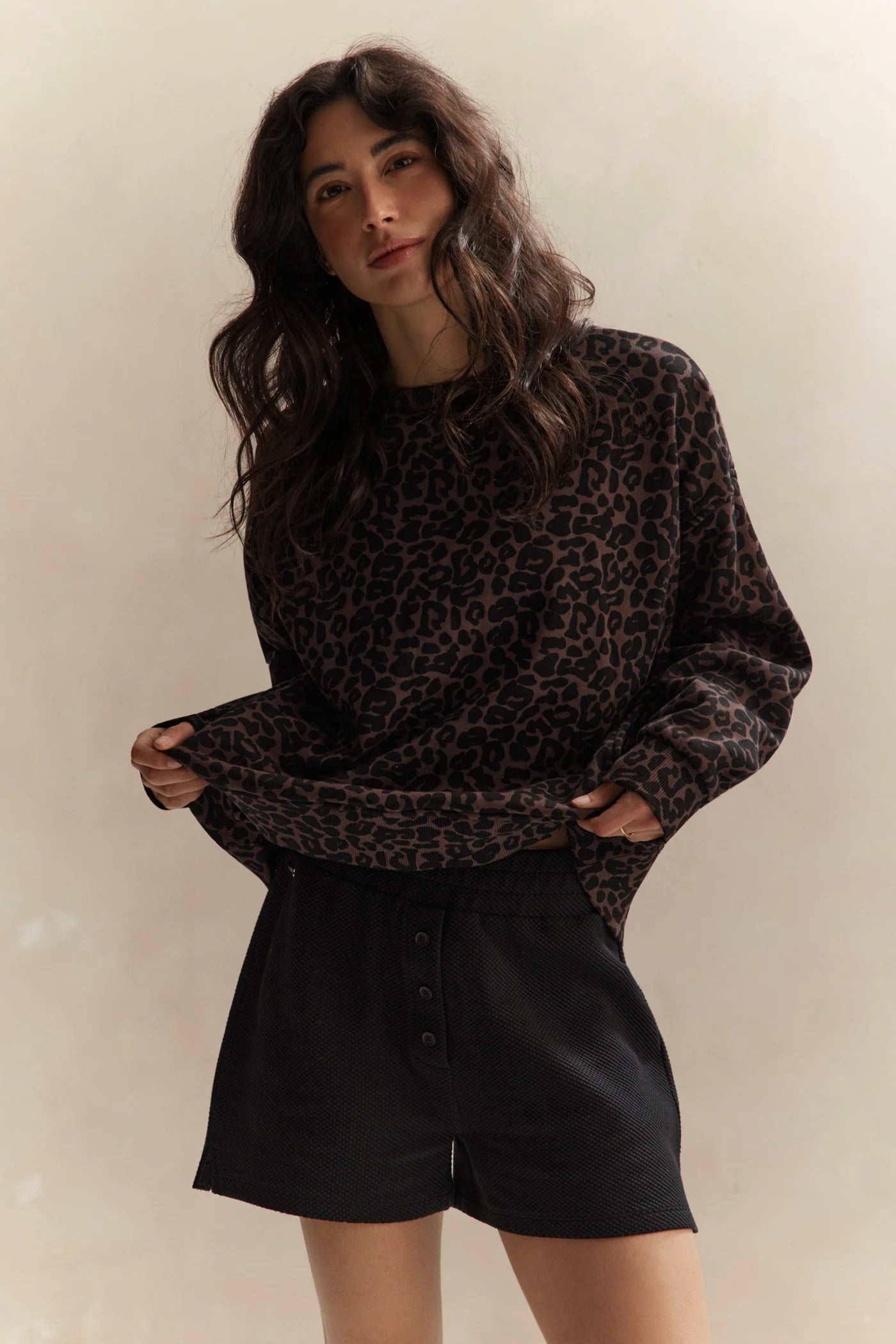 Zane | Crew Neck Leopard