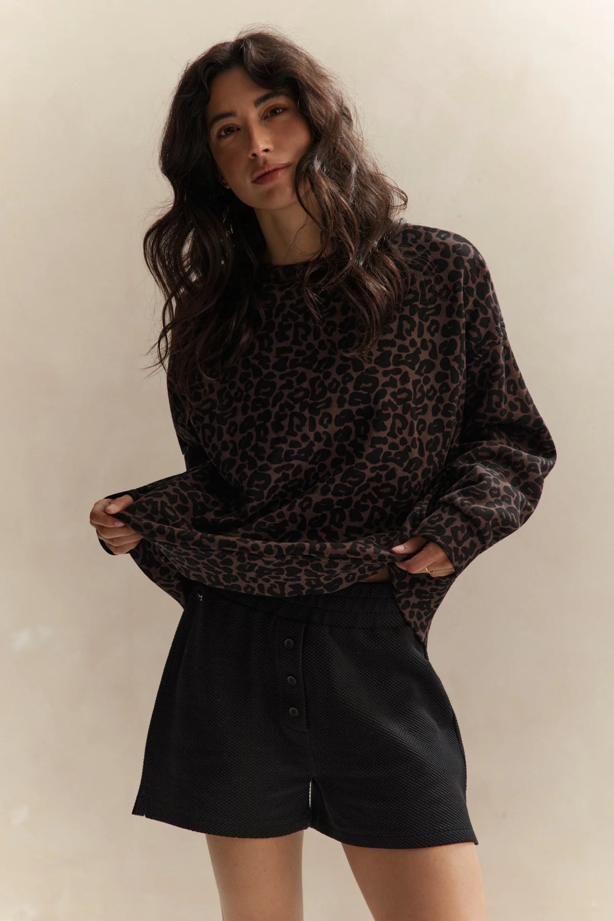 Zane | Crew Neck Leopard