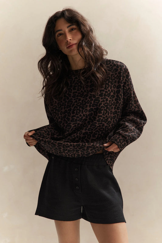 Zane | Crew Neck Leopard